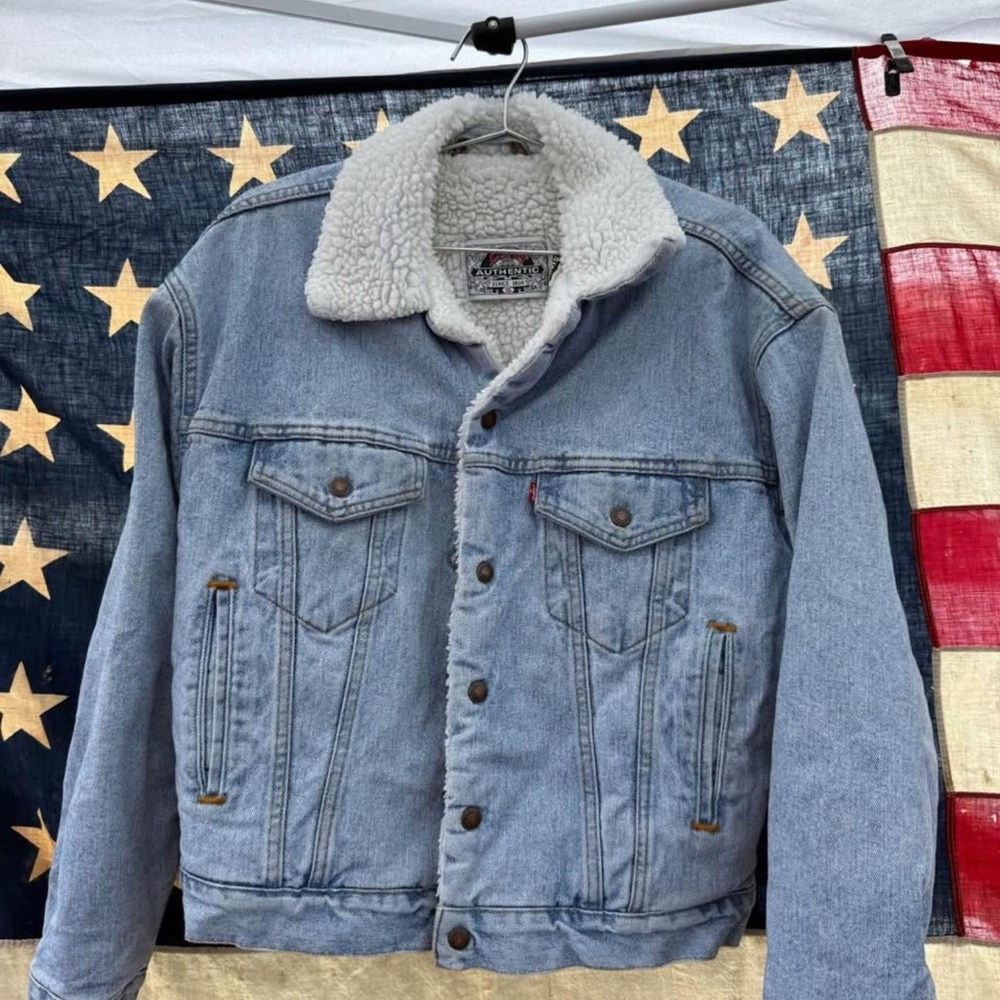 Vintage 70s Levi’s Denim Sherpa Jacket
